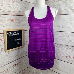 Champion Purple Racerback Workout Tank Top Size M